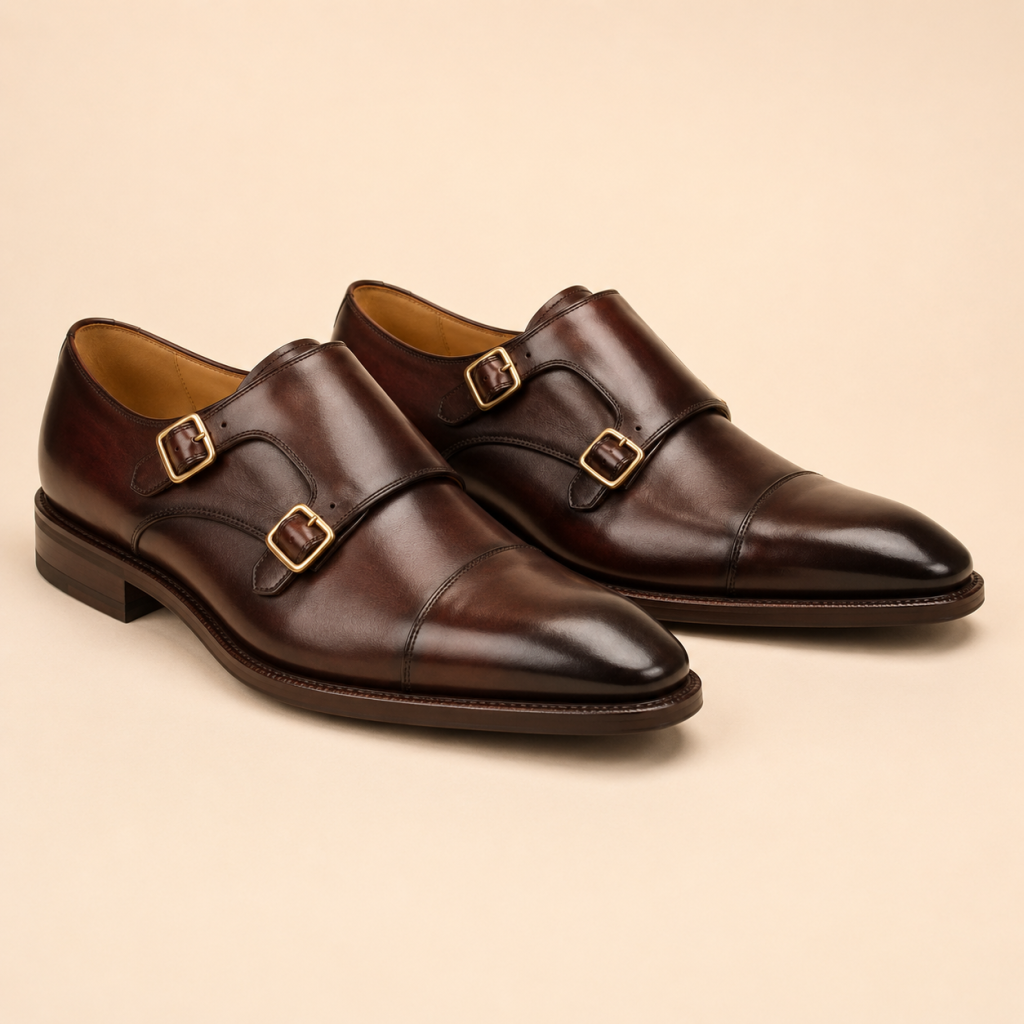 Men’s Leather Shoe – Deep Brown