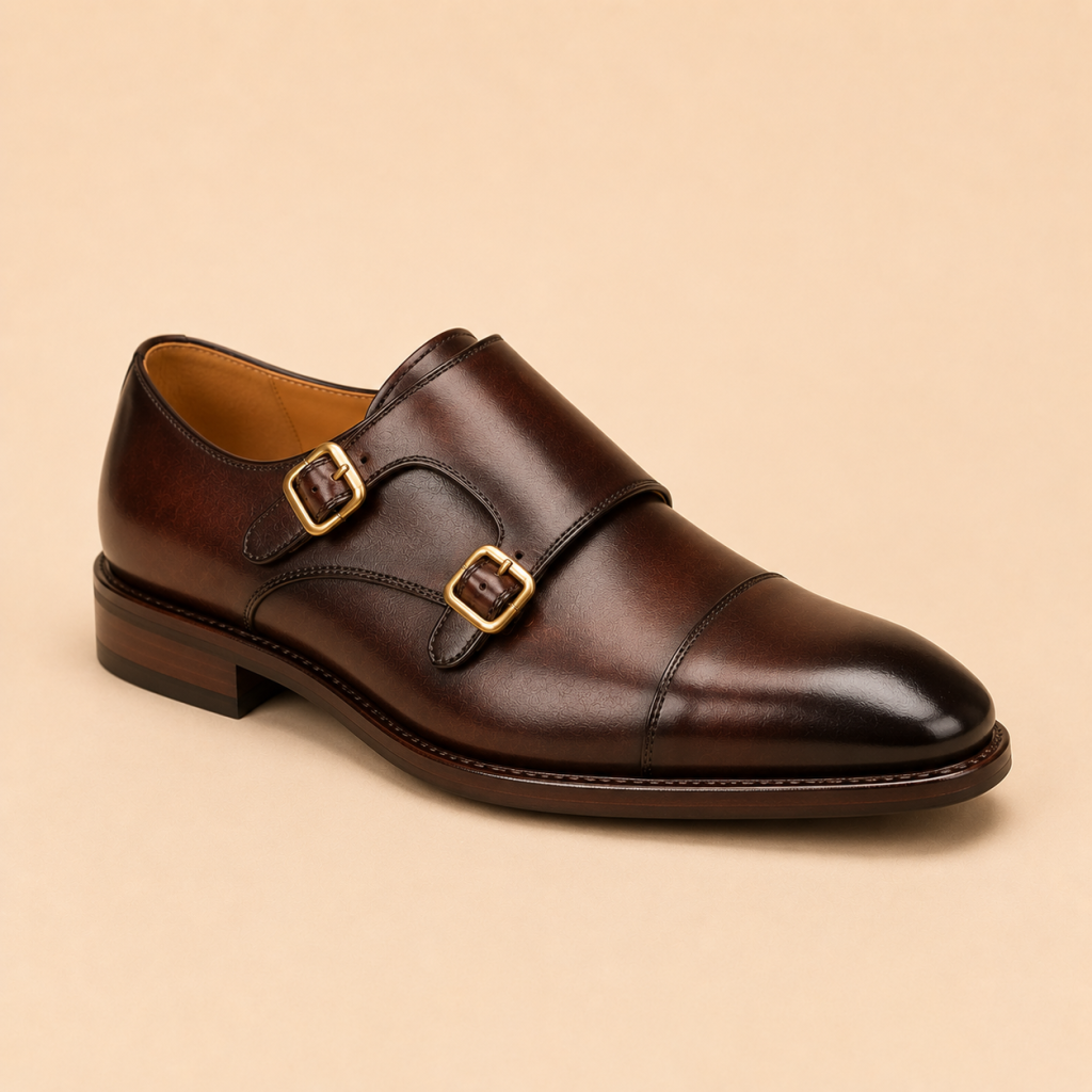 Men’s Leather Shoe – Deep Brown