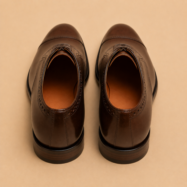 Men’s Leather Shoe – Dark Walnut