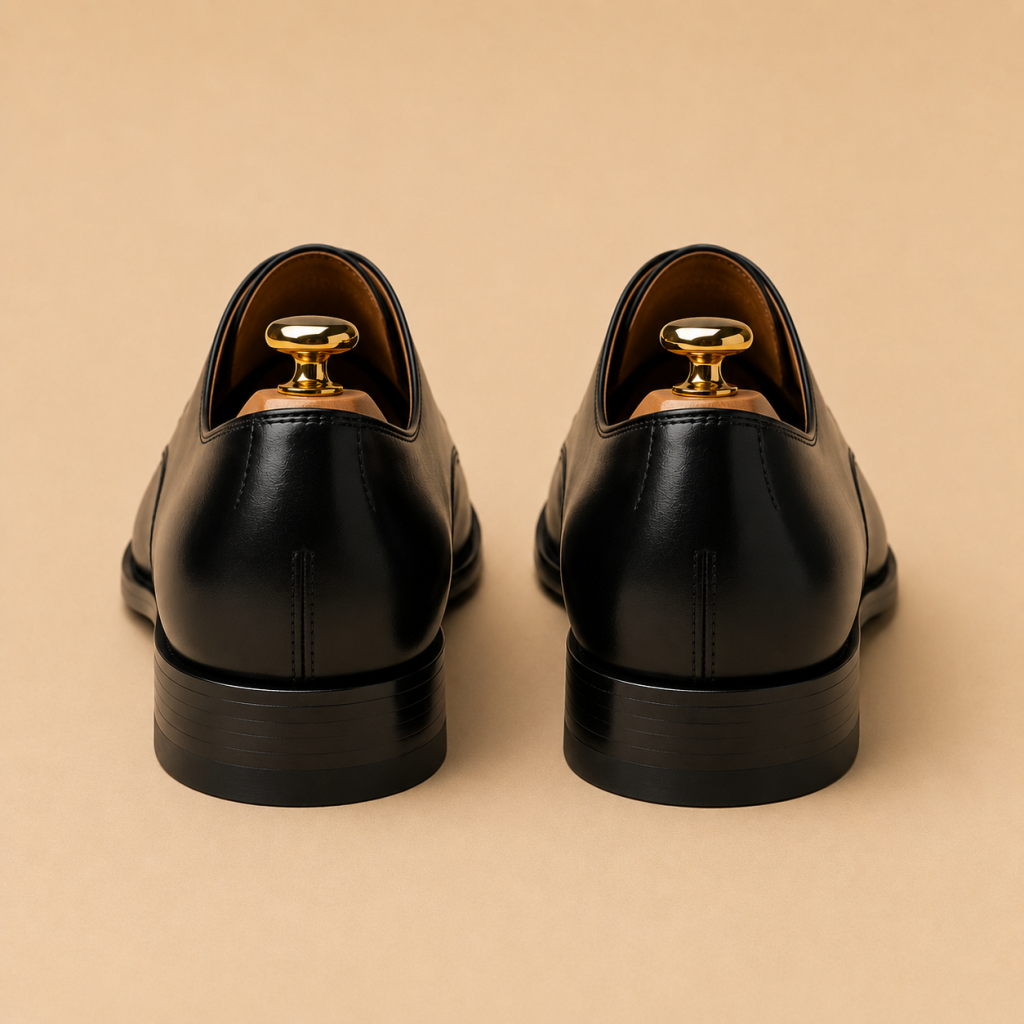 Men’s Leather Shoe – Midnight Black