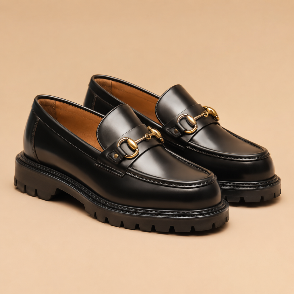 Men’s Leather Shoe – Ebony Black