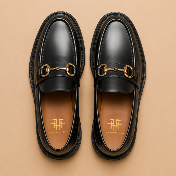 Men’s Leather Shoe – Ebony Black