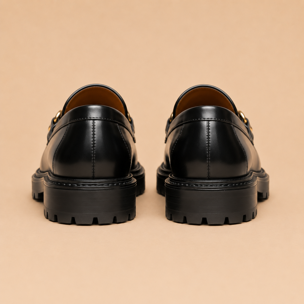 Men’s Leather Shoe – Ebony Black