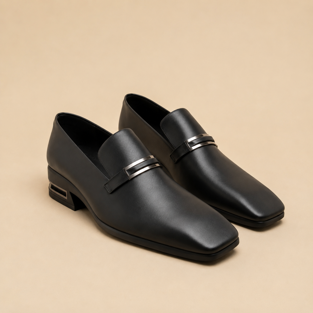 Men’s Leather Shoe – Slate Grey