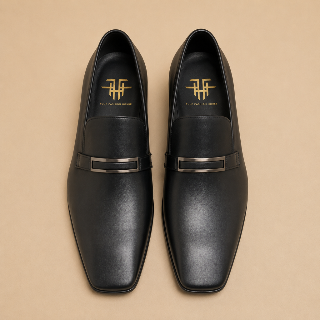 Men’s Leather Shoe – Slate Grey