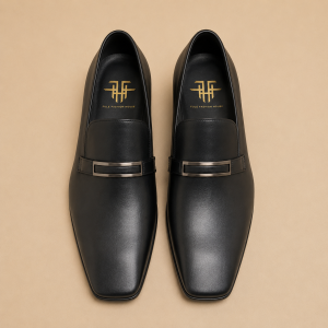 Men's Leather Shoe – Slate Grey