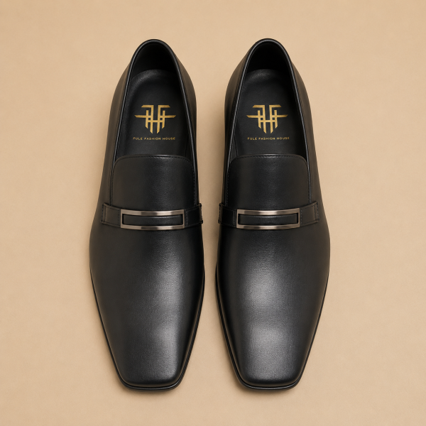 Men’s Leather Shoe – Slate Grey