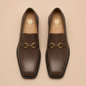 Men's Leather Shoe – Saddle Brown