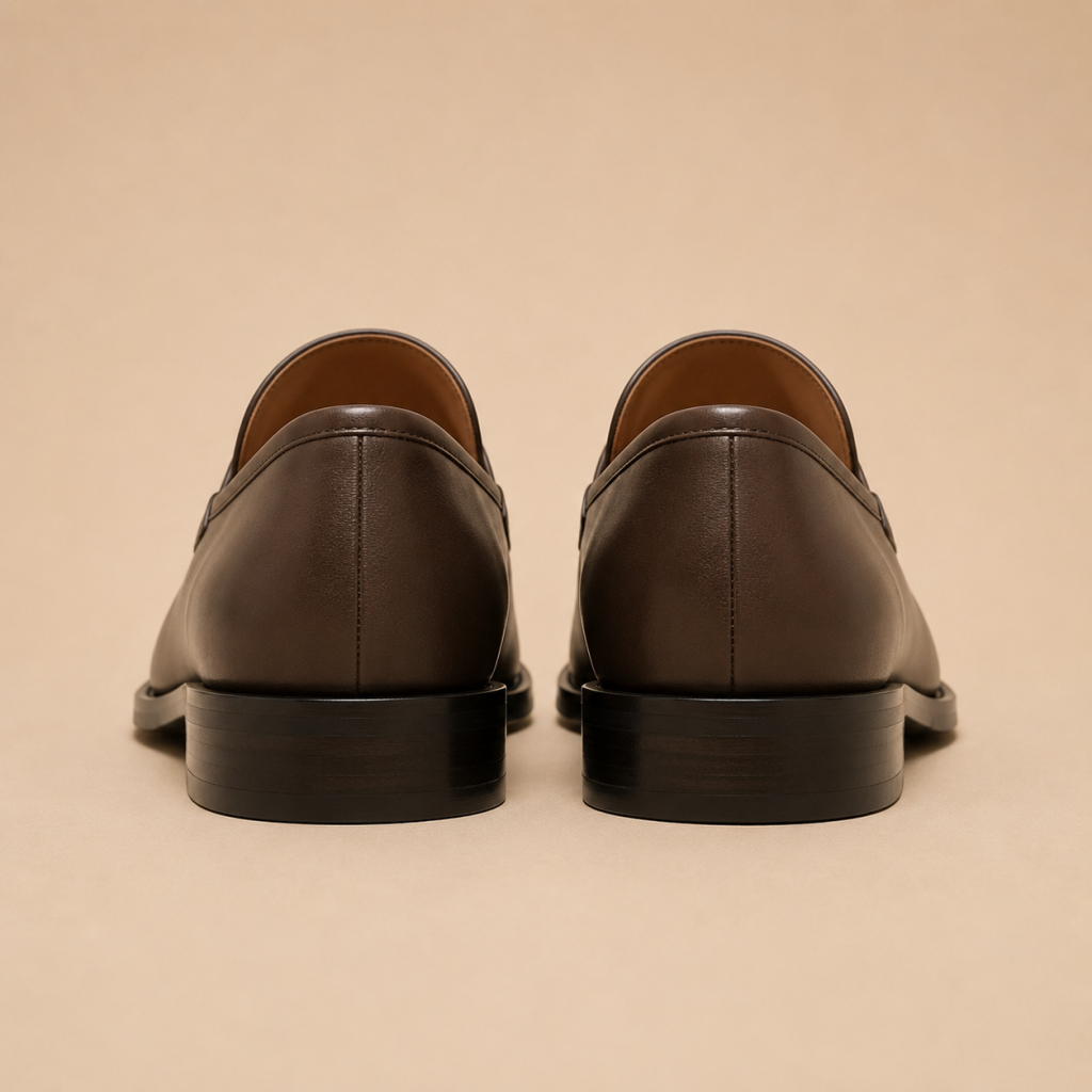 Men’s Leather Shoe – Saddle Brown