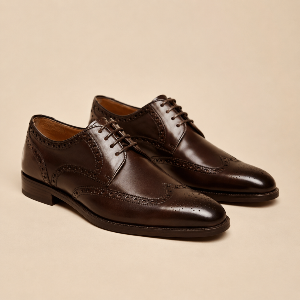 Men’s Leather Shoe – Warm Taupe