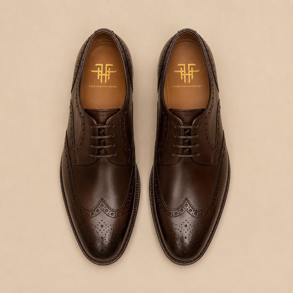 Men’s Leather Shoe – Warm Taupe