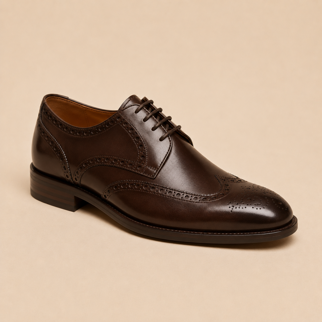 Men’s Leather Shoe – Warm Taupe