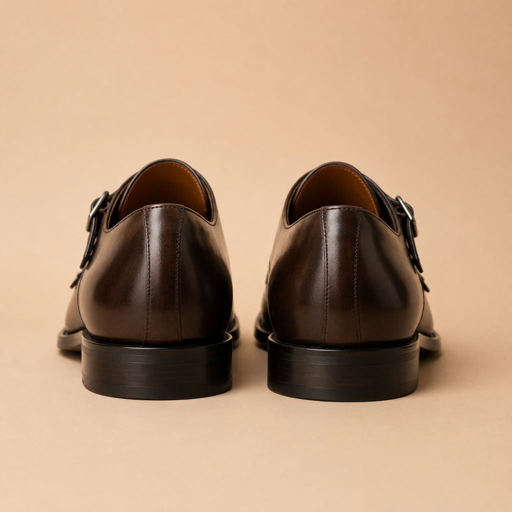 Men’s Leather Shoe – Dark Cognac