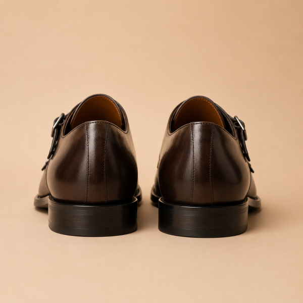 Men’s Leather Shoe – Dark Cognac