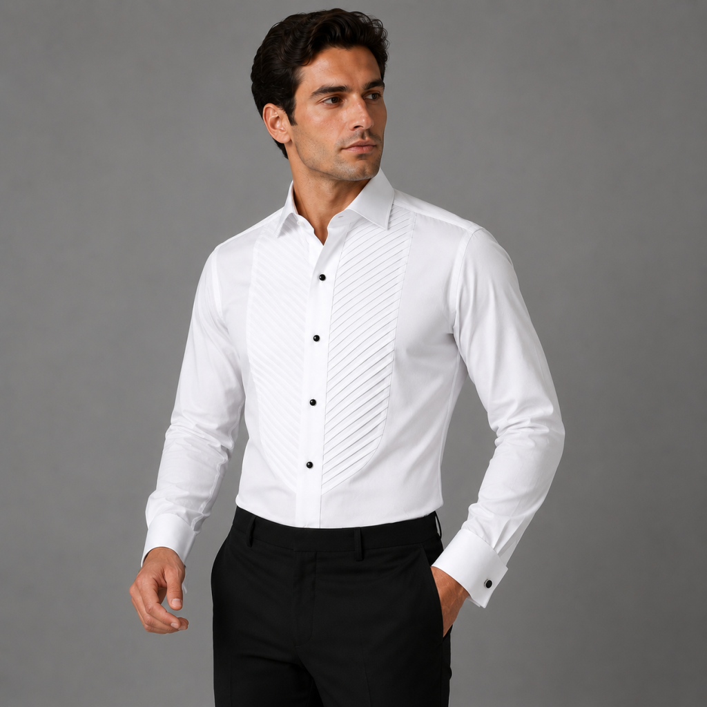 Tuxedo Shirt – Classic White I