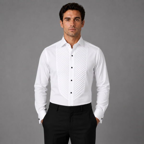 Tuxedo Shirt – Classic White I