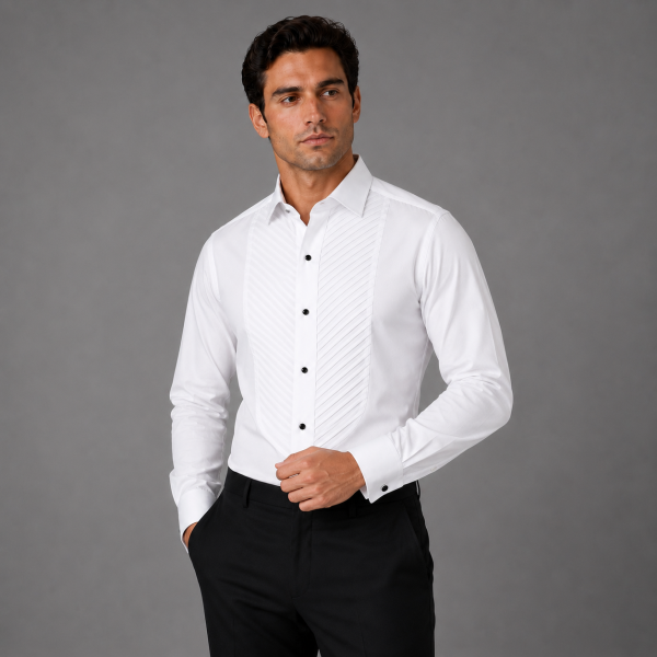 Tuxedo Shirt – Classic White II
