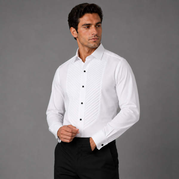 Tuxedo Shirt – Classic White II