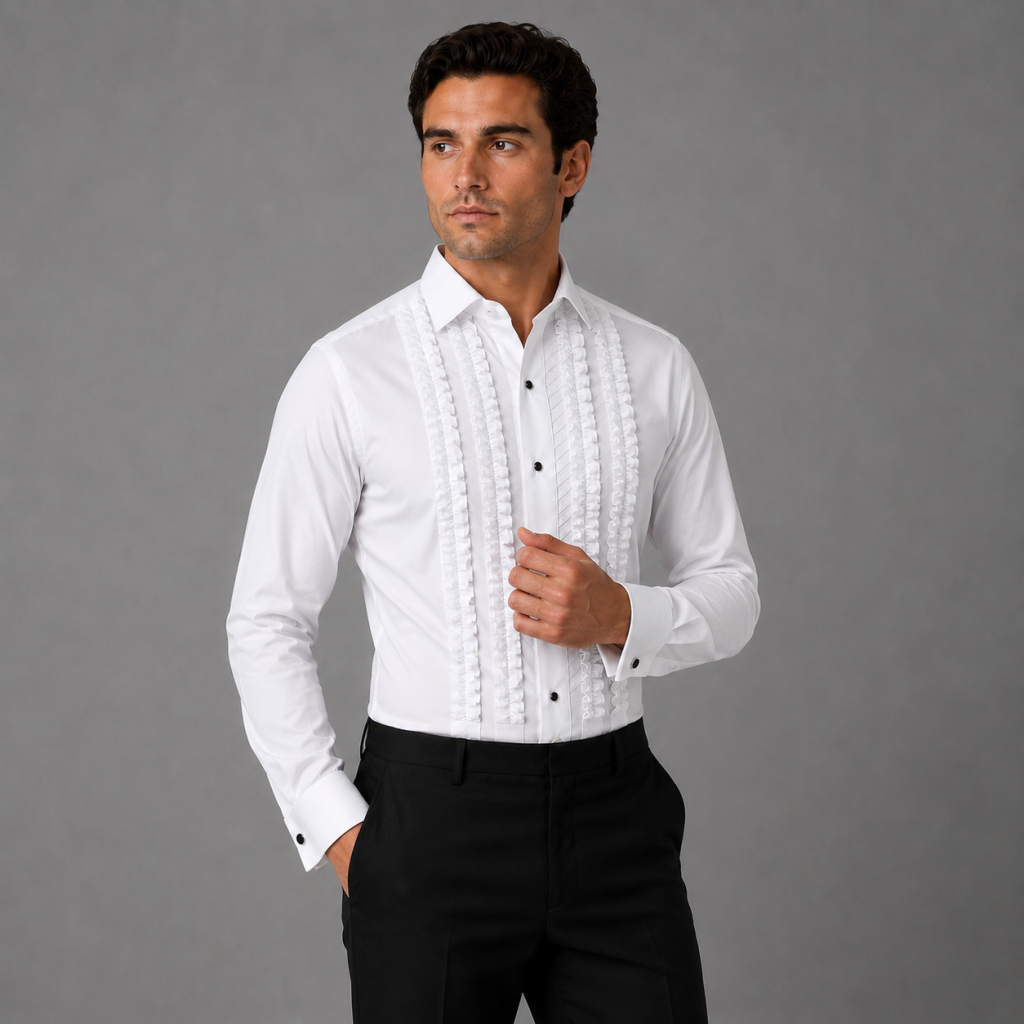 Tuxedo Shirt – Classic White III