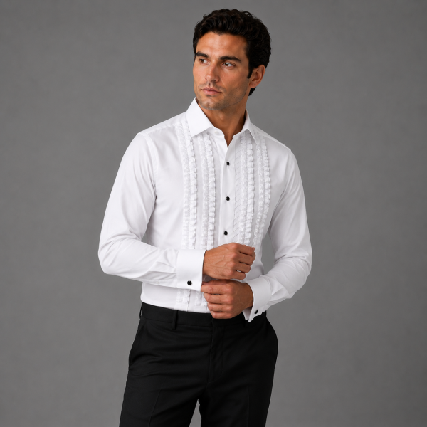 Tuxedo Shirt – Classic White III