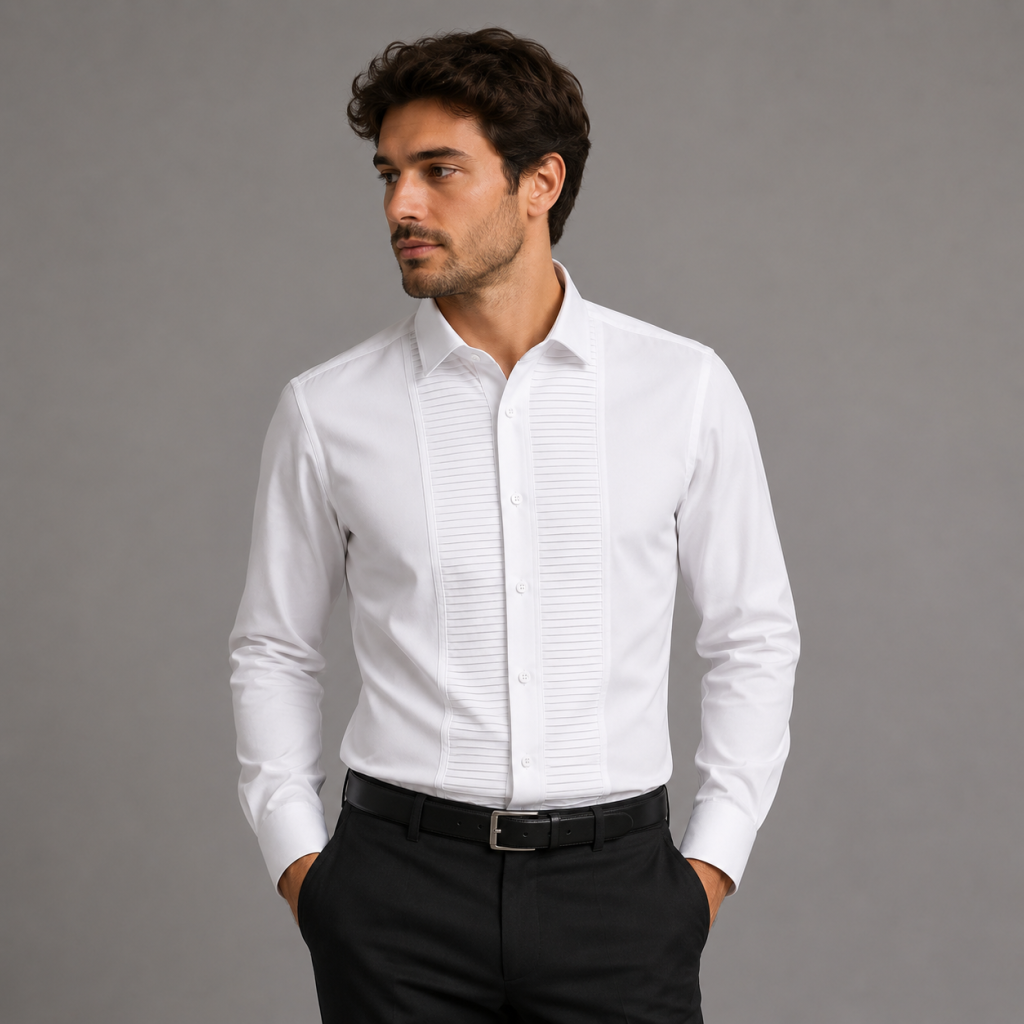 Tuxedo Shirt – Classic White IV