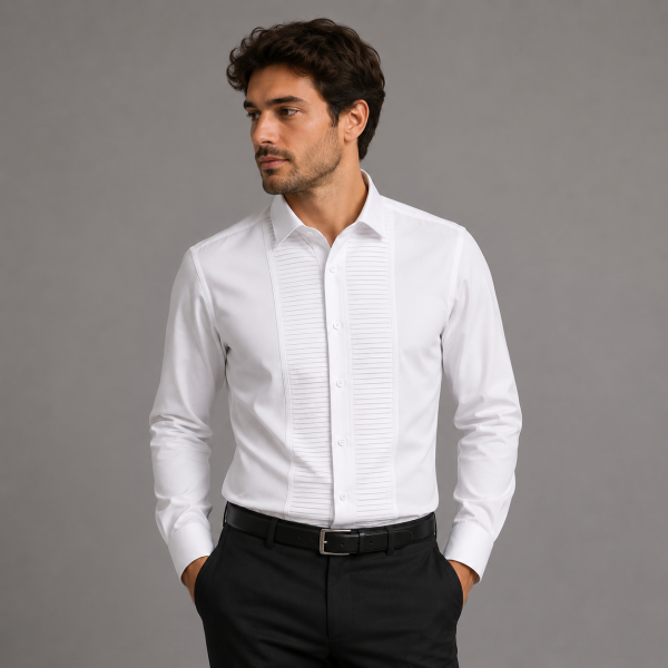 Tuxedo Shirt – Classic White IV