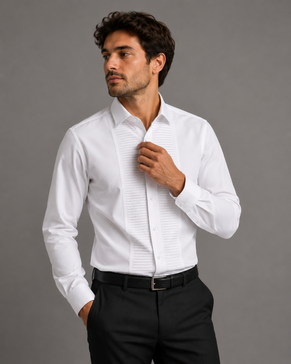 Tuxedo Shirt – Classic White IV