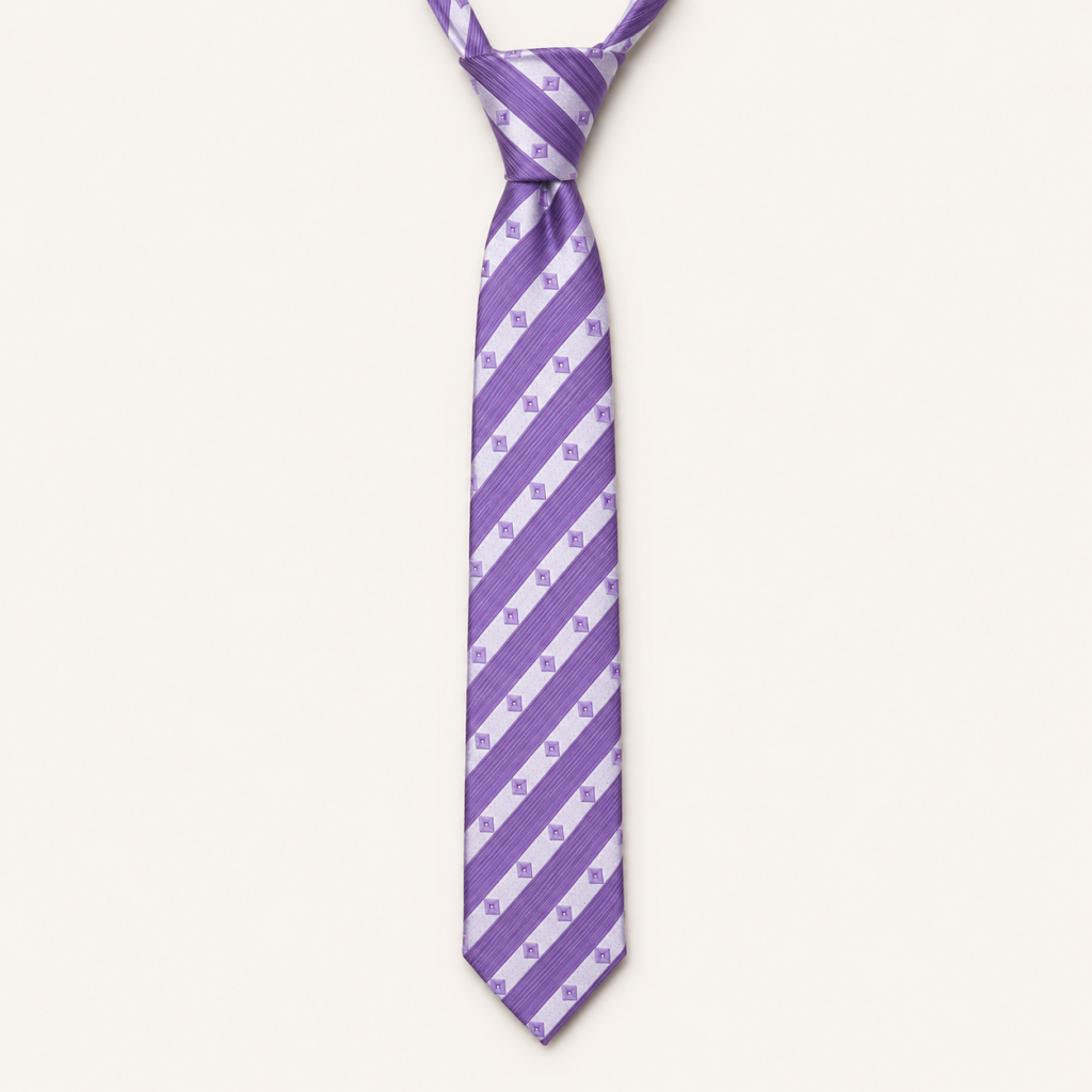 Necktie – Charcoal Stripe