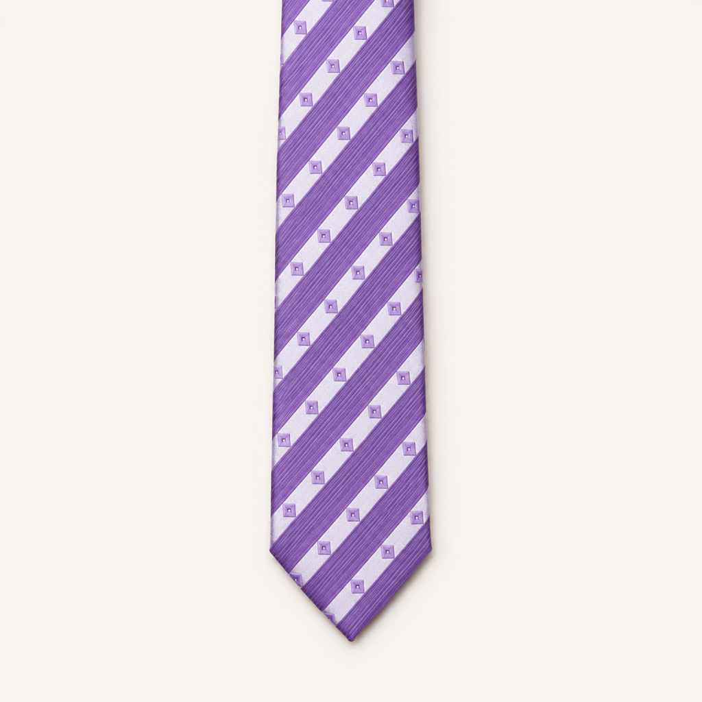 Necktie – Charcoal Stripe