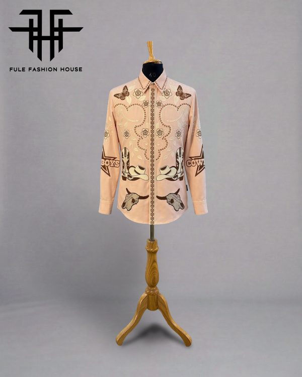 Men’s Shirt – Caramel Beige