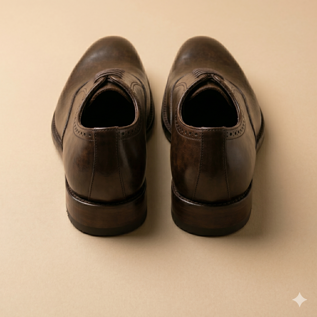 Men’s Leather Shoe – Obsidian Black